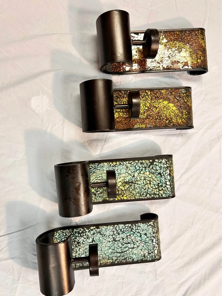 2 Matching Sets of Wall Hung Votive Holders