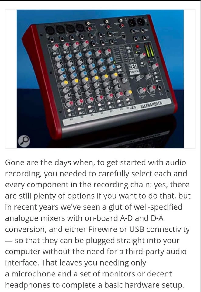 Allen & Heath ZED-10FX 4 Mono Mic/Lines, USB, Effects - photo 2