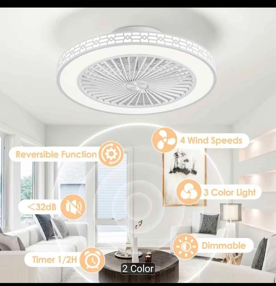 Ceiling light with fan new in box - photo 2