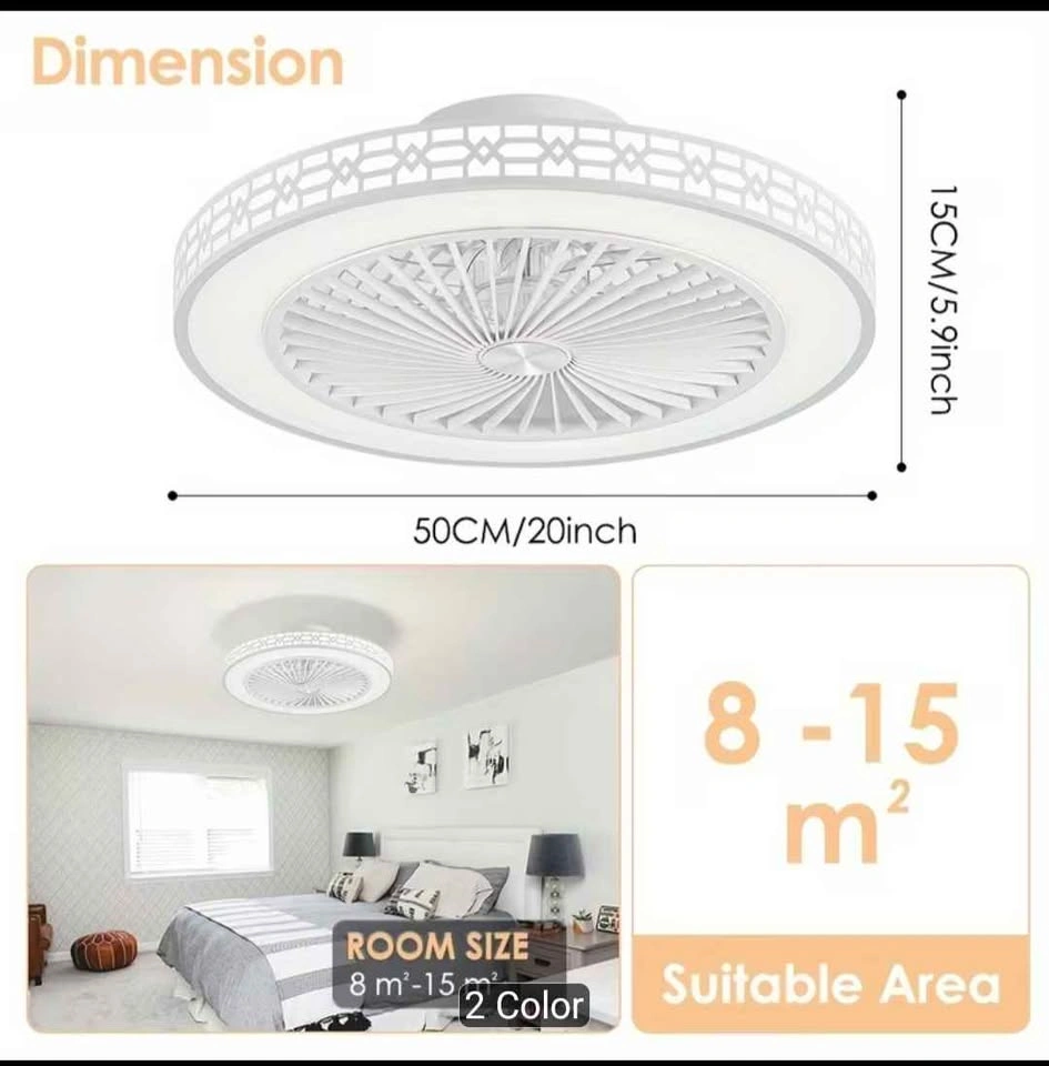 Ceiling light with fan new in box - photo 3