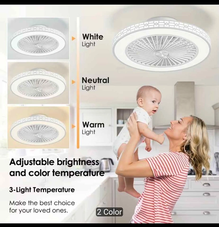 Ceiling light with fan new in box - photo 5