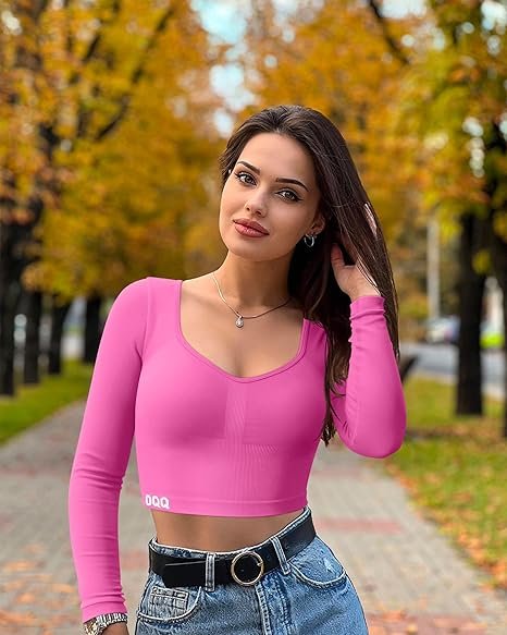 SEALED SIZE L: OQQ Women 2 Piece Crop Tops - photo 2