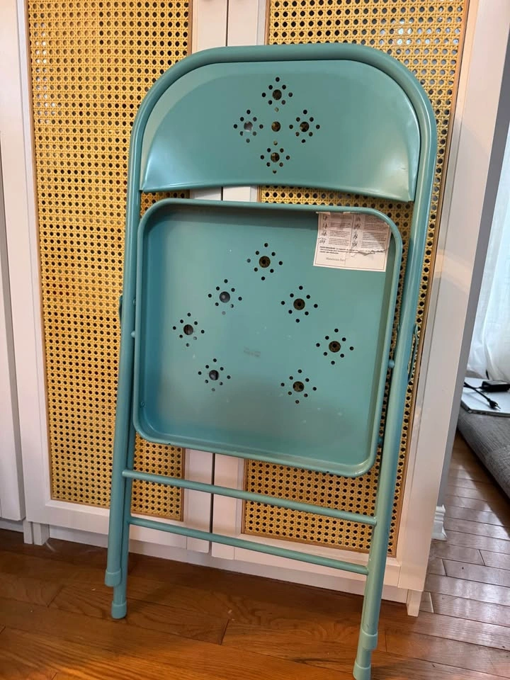Teal Metal chair - photo 3