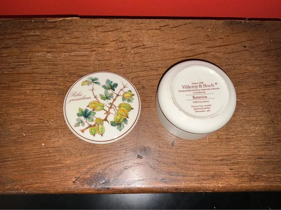 Vintage Villeroy & Boch Botanica Covered Porcelain Dish - photo 3