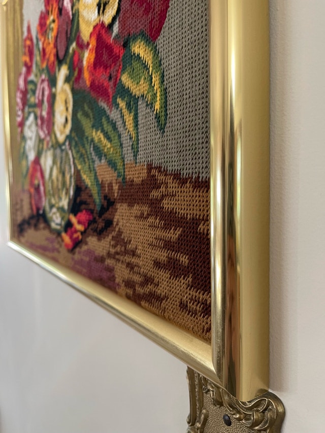Framed Needlepoint Art - photo 2