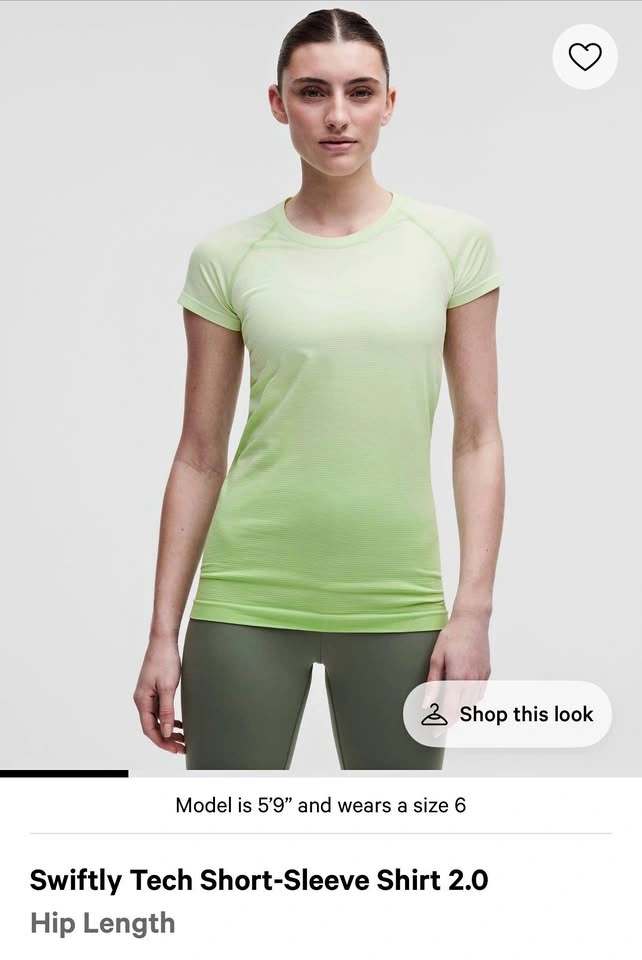 BNWT lululemon swiftly size 12