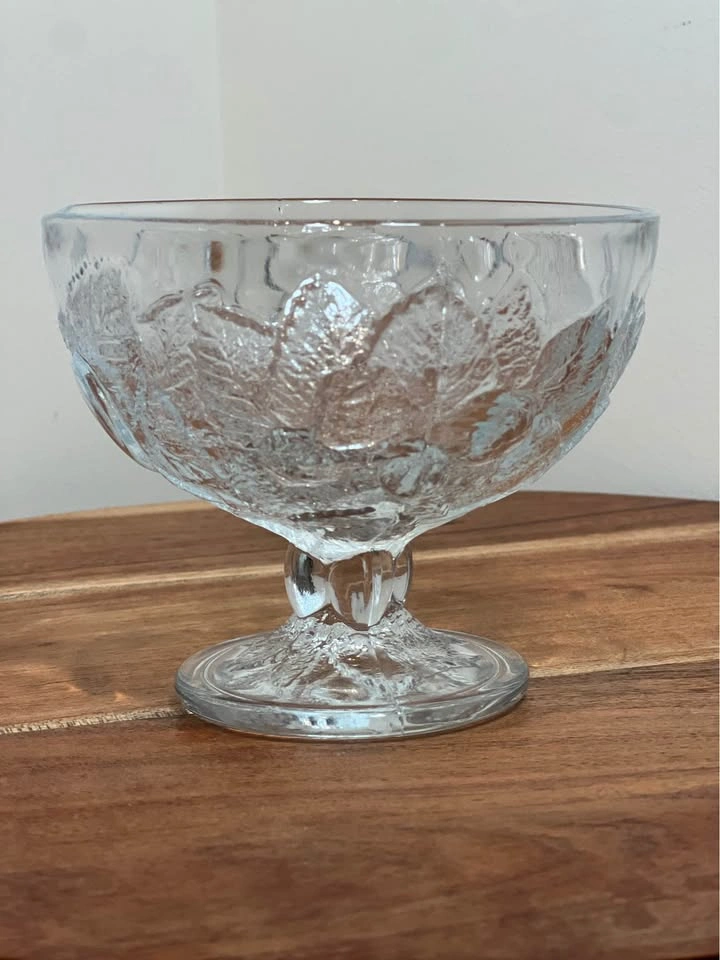 Vintage Pasabahce Fruit Embossed Glass Dessert Bowls - Set of 6 - photo 2