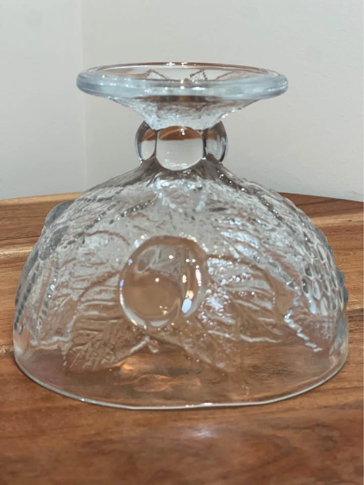 Vintage Pasabahce Fruit Embossed Glass Dessert Bowls - Set of 6 - photo 5