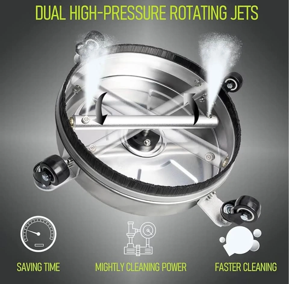 Hourleey 14" Pressure Washer Surface Cleaner - photo 2