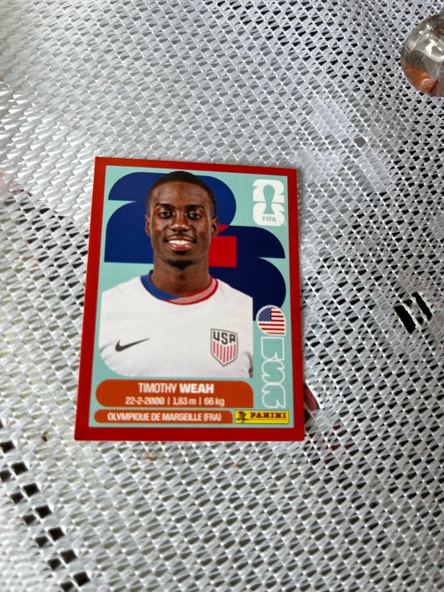 Panini Timothy Weah