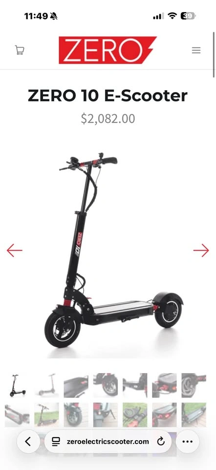 Macury SpeedDual (Zero10) E-Scooter - photo 5