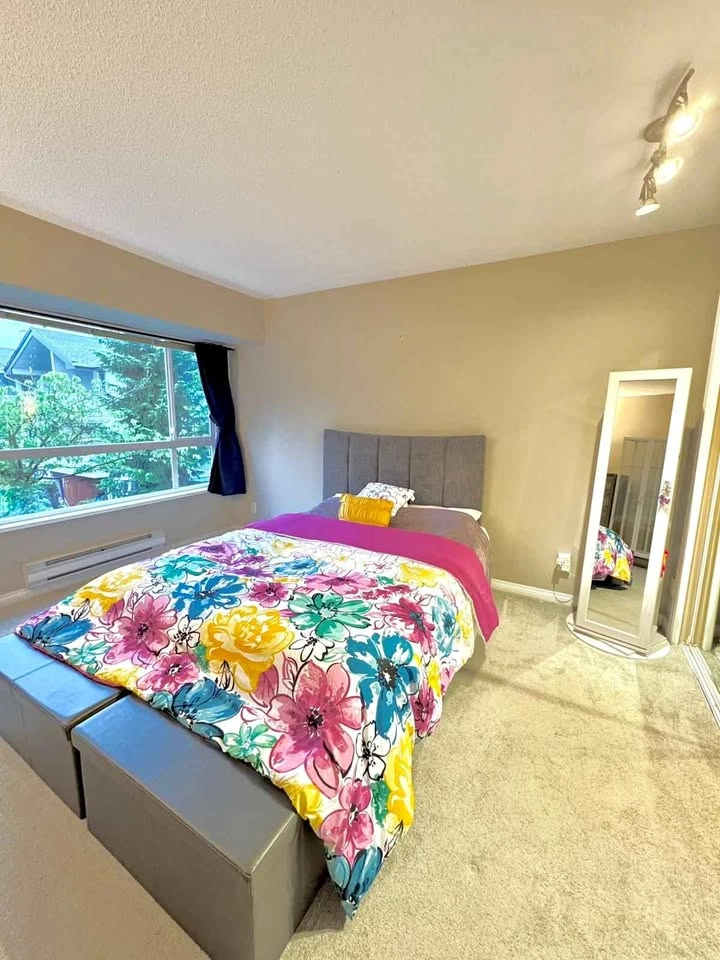 Gray Queen Bed Frame with Headboard