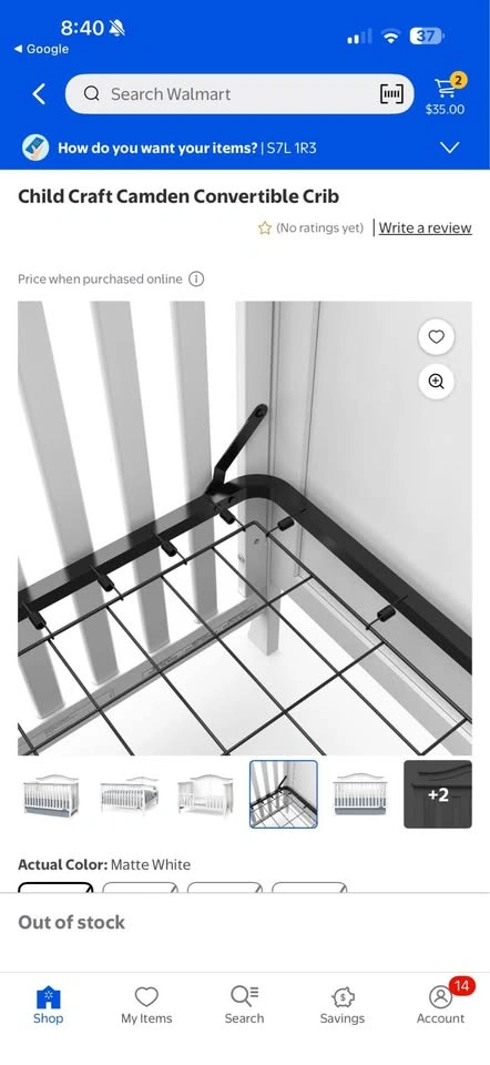 Crib and bed - photo 2
