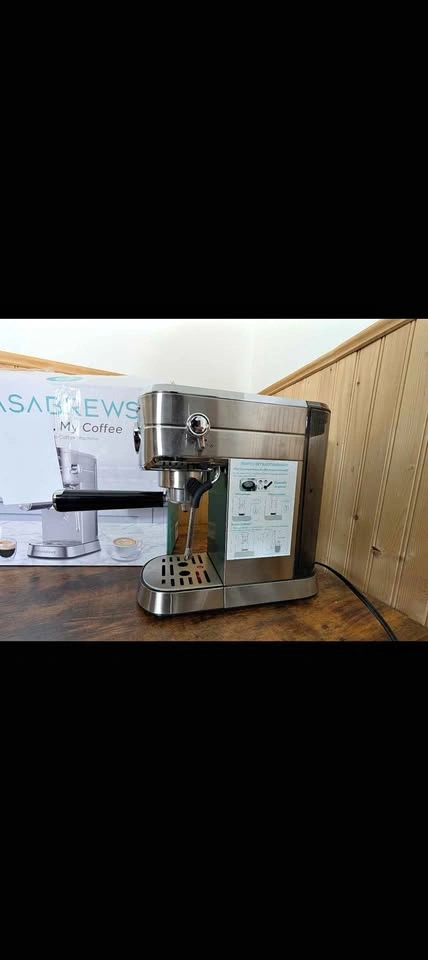 CASABREWS Espresso Machine 20 Bar with Milk Frother