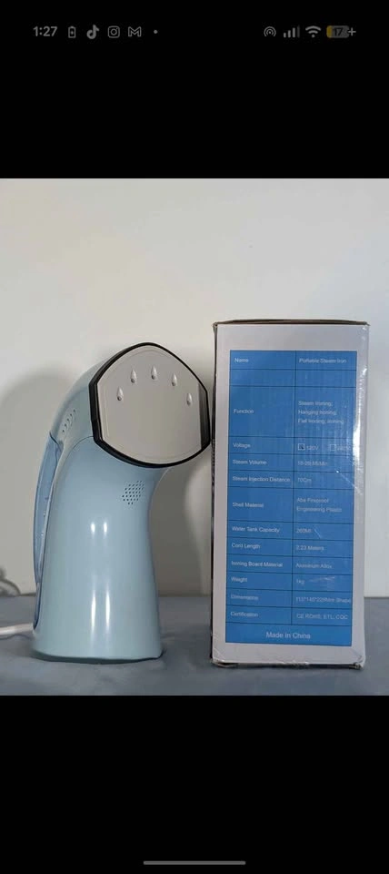 Mini Handheld Clothes Steamer, 250ml Detachable Water Tank - photo 3