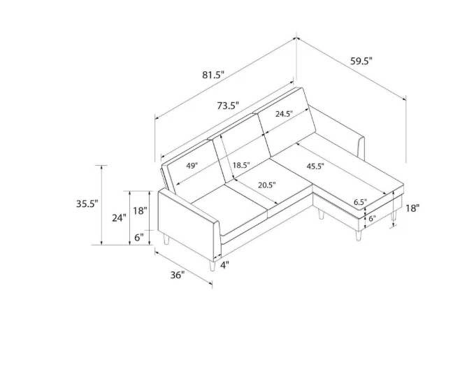 Mr. Kate Winston Sofa Sectional - photo 3