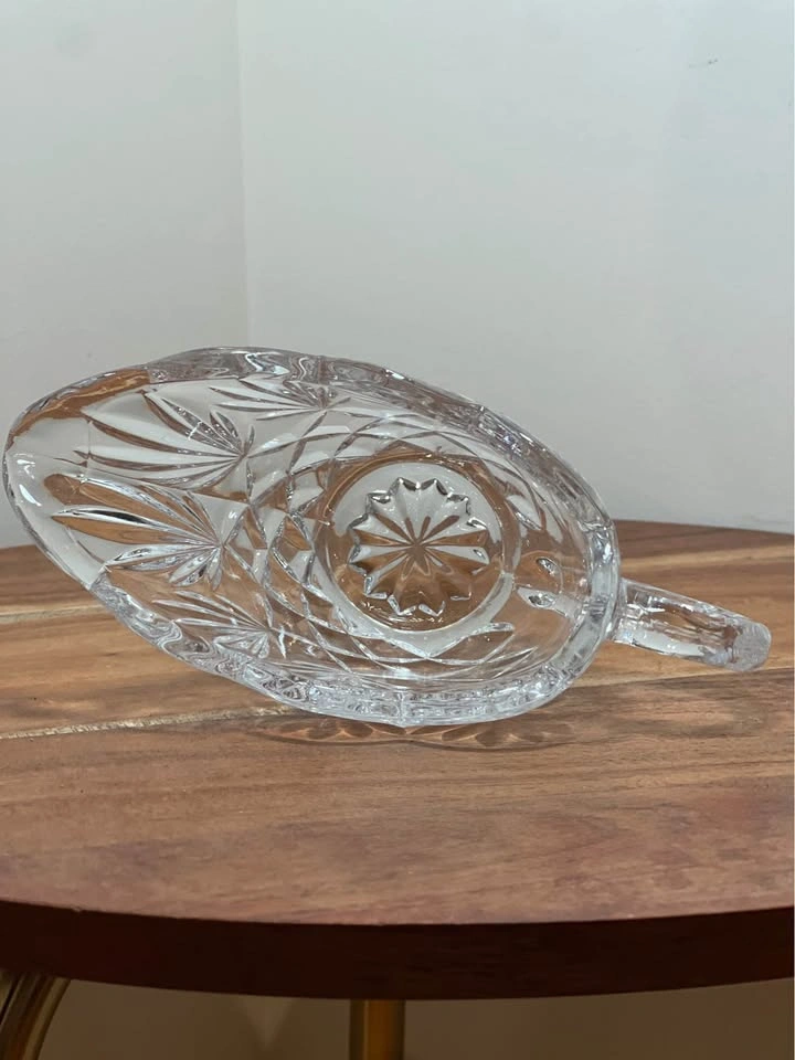 Vintage Clear Pressed Glass Creamer & Covered Sugar Bowl Set - photo 5