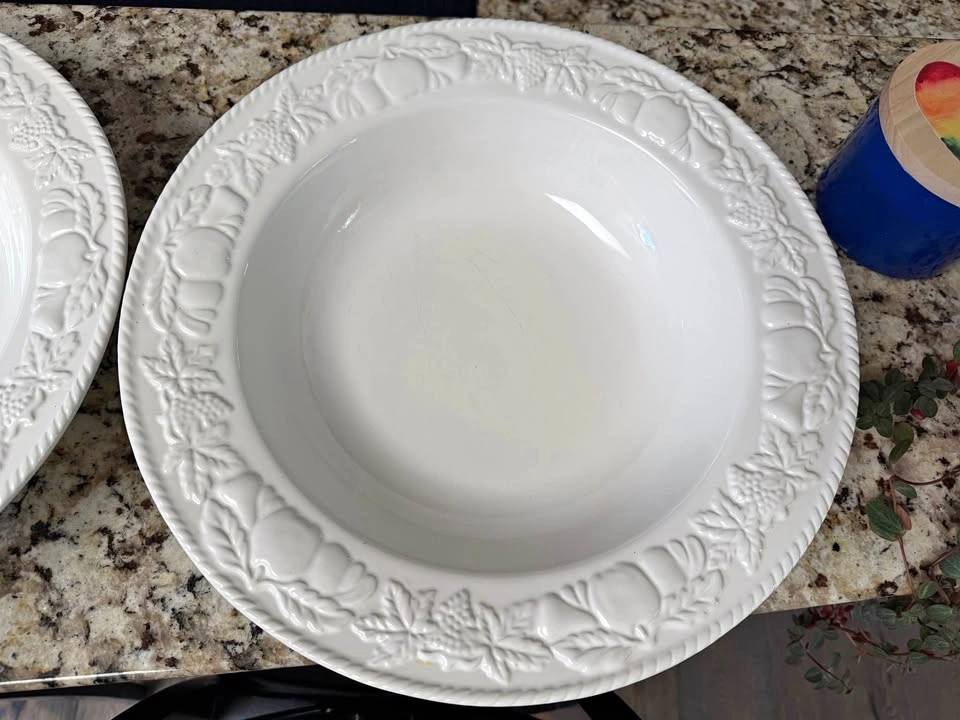Two large serving bowls