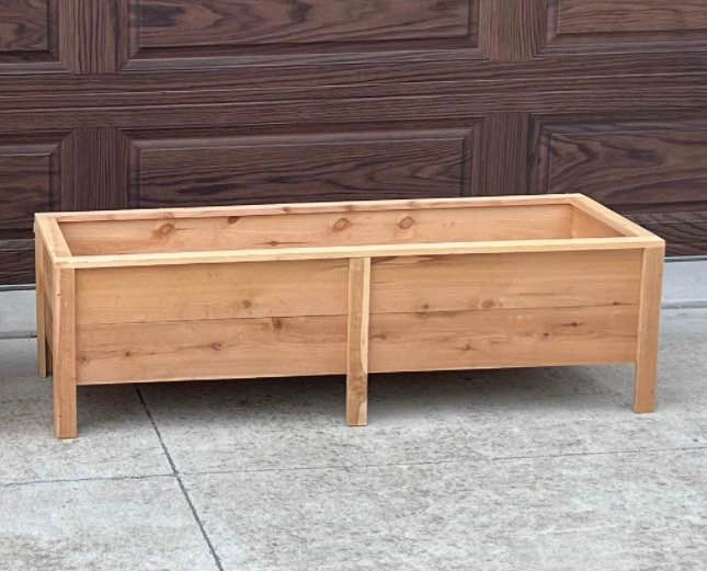 Rectangular Cedar or Douglas fir planter - photo 2