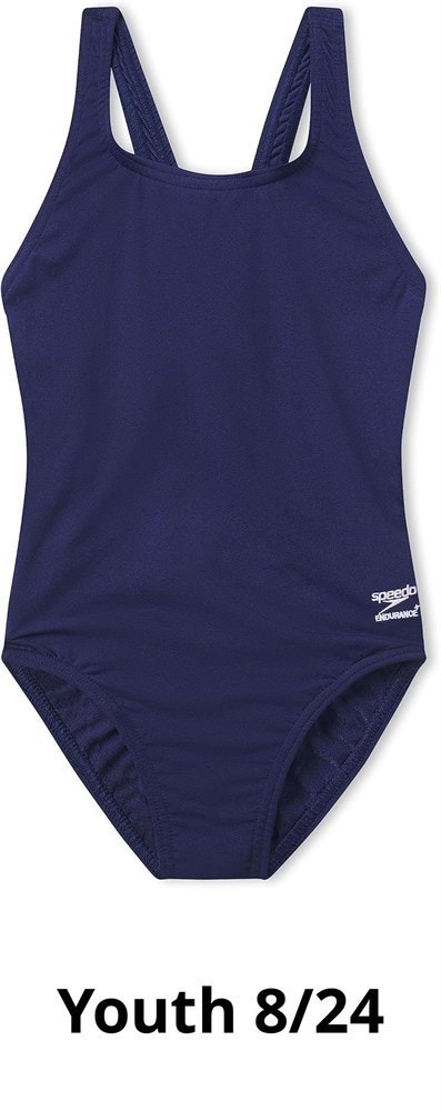 Speedo Women's Solid Super Pro Back Youth Endurance+ Swimsuit