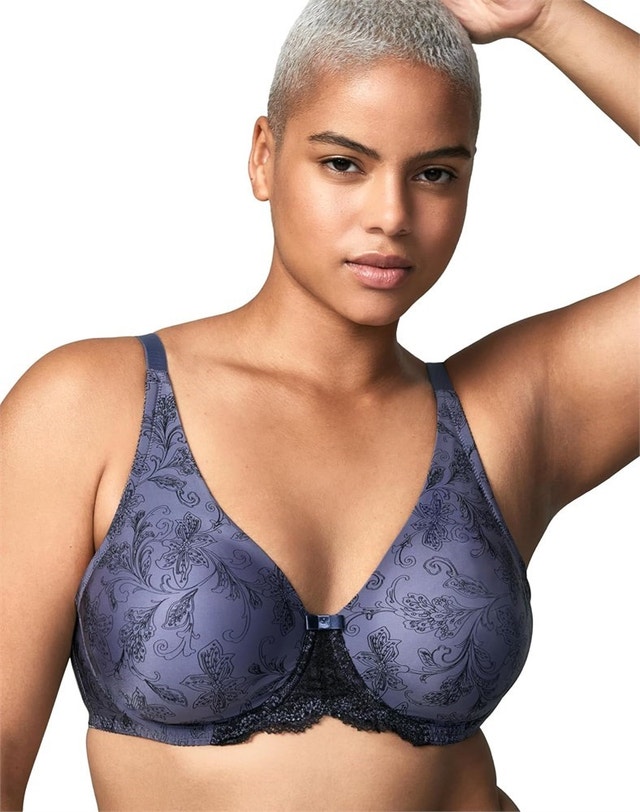 40C Wonderbra Womens Molded Print 2 Ply Seamless Underwire Bra