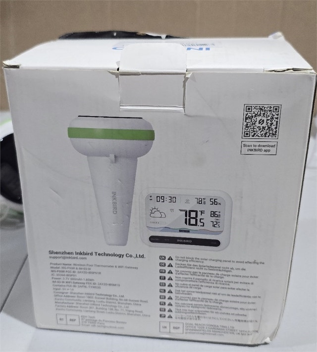 INKBIRD Solar WiFi Pool Thermometer Set - photo 3