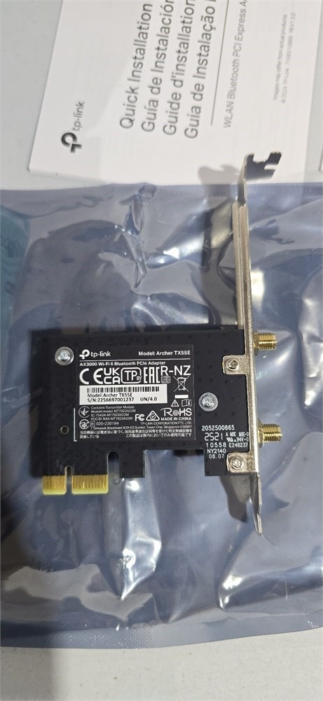 TP-Link WiFi 6 AX3000 PCIe WiFi Card Archer TX55E - Bluetooth 5 - photo 4