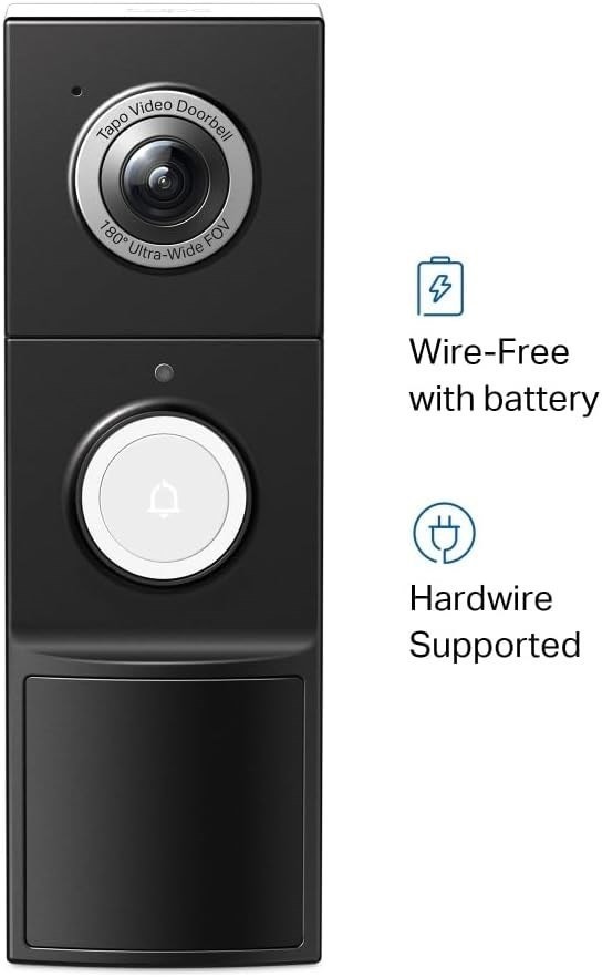 TP-Link Tapo Smart Video Doorbell Camera with Chime - photo 2