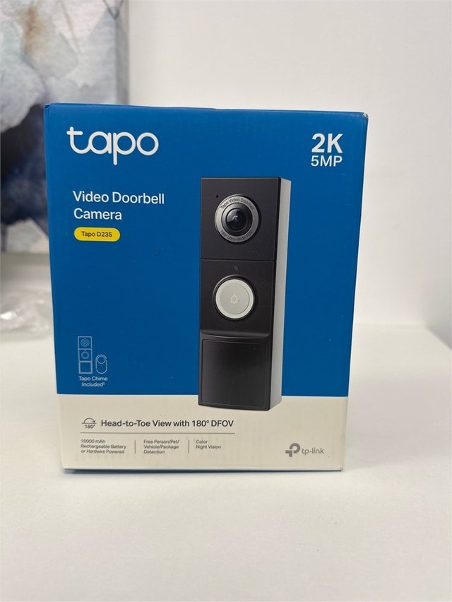 TP-Link Tapo Smart Video Doorbell Camera with Chime - photo 3