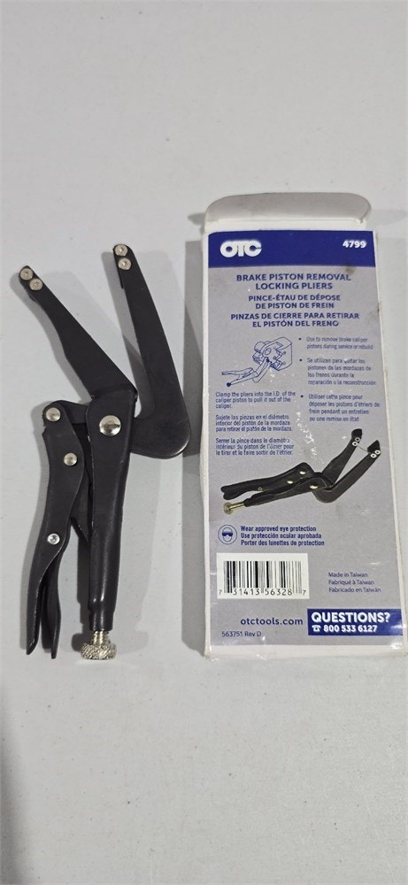 OTC 4799 Brake Piston Removal Locking Pliers - photo 3