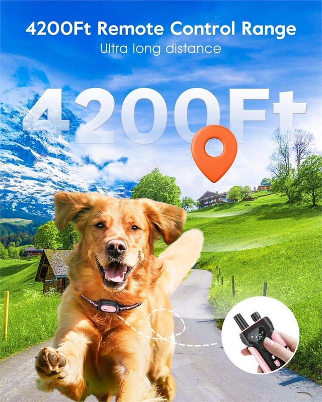SLOPEHILL Shock Collars, 4200FT Dog Training Collar - photo 2
