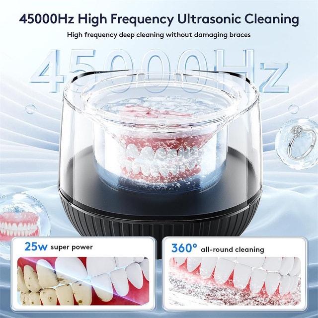 Ultrasonic Retainer Cleaner Machine - Upgraded 45kHz Ultrasonic - photo 2