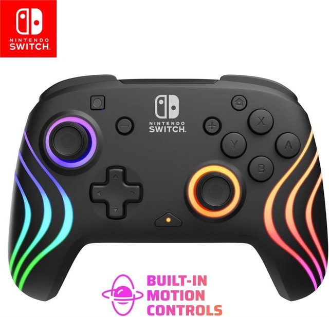 PDP Afterglow Wave Wireless RGB Gaming Controller - Nintendo Swi