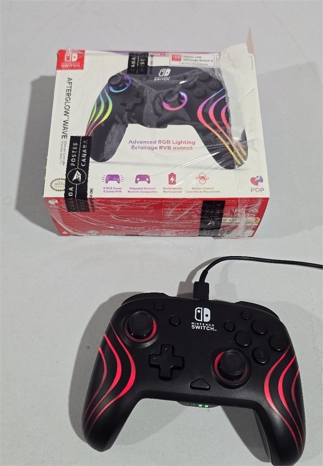 PDP Afterglow Wave Wireless RGB Gaming Controller - Nintendo Swi - photo 3