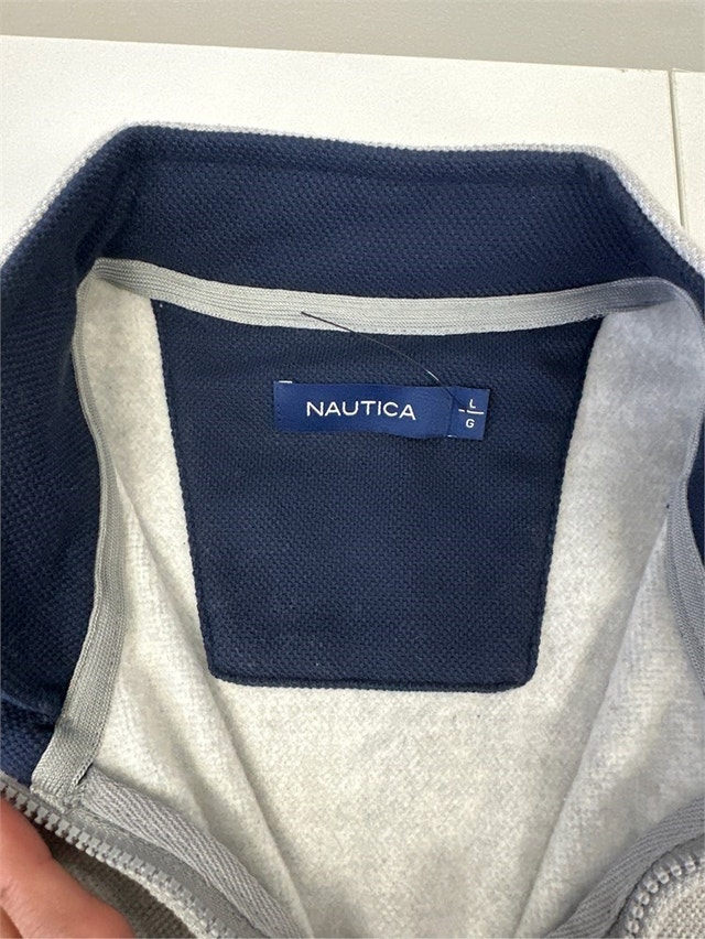 LARGE Nautica Mens Navtech Quarter-Zip Sweater - photo 4