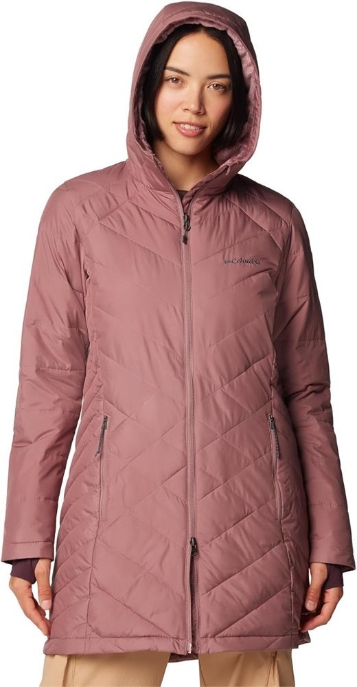 XS Columbia Womens Heavenly Long Hooded Jacket