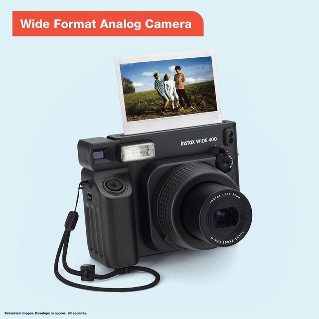 FUJIFILM instax Wide 400 Instant Camera - Jet Black - photo 2
