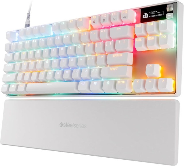 SteelSeries Apex Pro TKL Gen 3 White OmniPoint 3.0