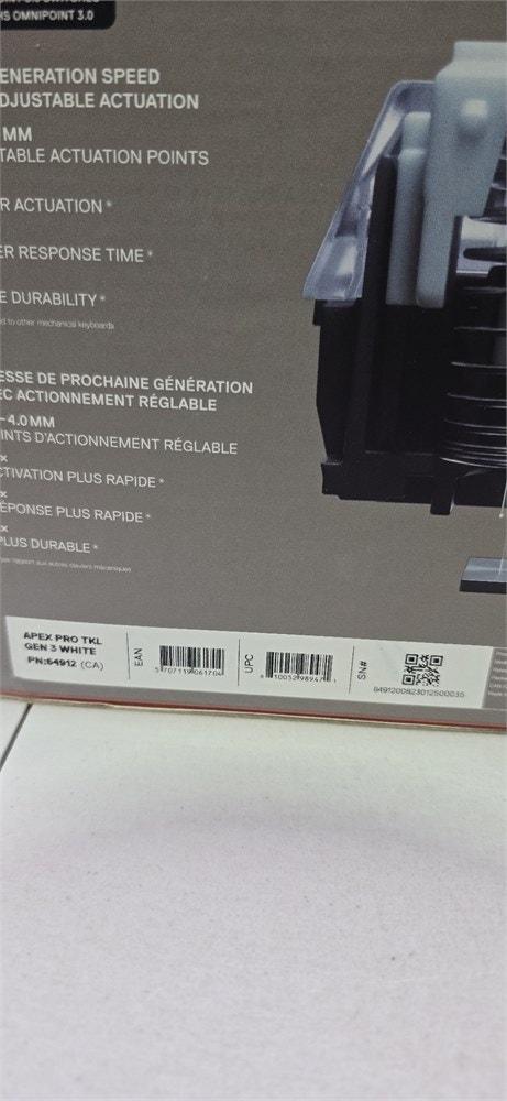 SteelSeries Apex Pro TKL Gen 3 White OmniPoint 3.0 - photo 4