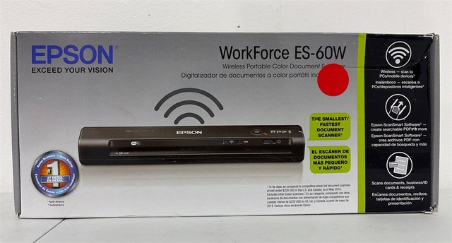 Epson WorkForce ES-60W Wireless Portable Document Scanner - photo 3