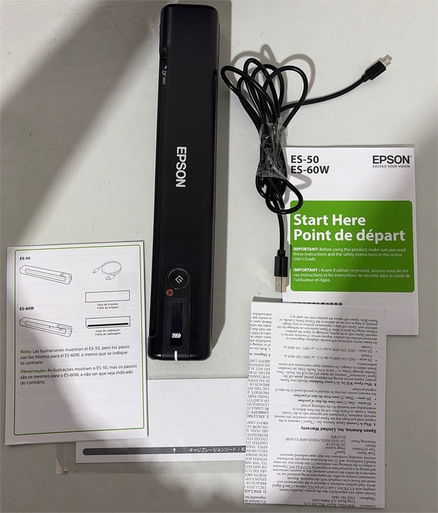 Epson WorkForce ES-60W Wireless Portable Document Scanner - photo 4