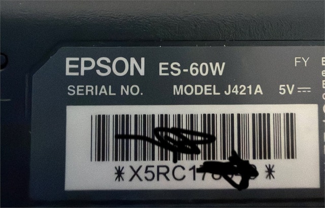 Epson WorkForce ES-60W Wireless Portable Document Scanner - photo 5