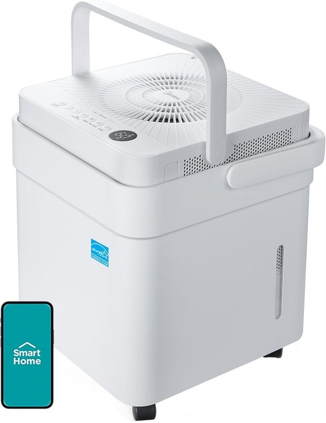Midea Cube 20 Pint Dehumidifier for Basement and Home