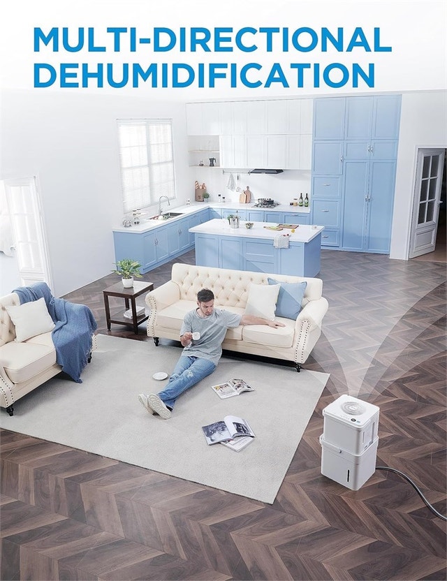 Midea Cube 20 Pint Dehumidifier for Basement and Home - photo 2