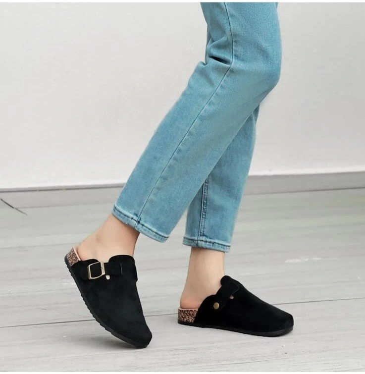 Suede Clogs Leather Mules - New - photo 2