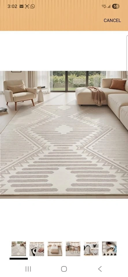 8x10 Boho Style Area Rug