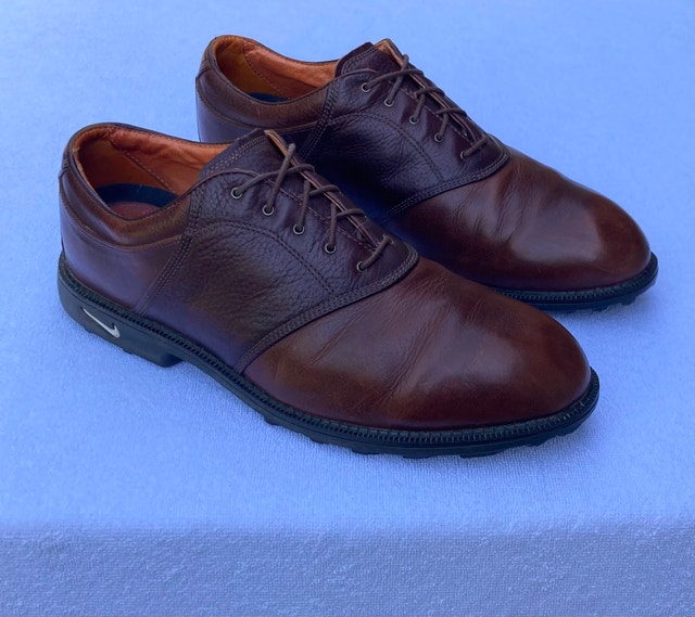 Leather Nike Air Men's Golf Shoes - Size 12