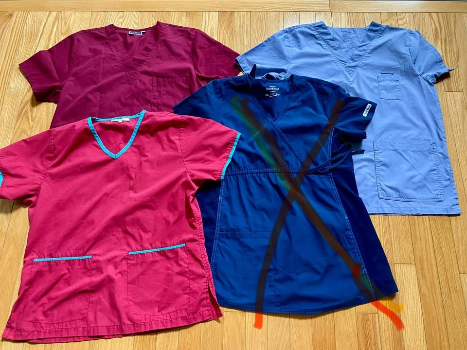 Women’s Scrub Tops $5.00 EACH