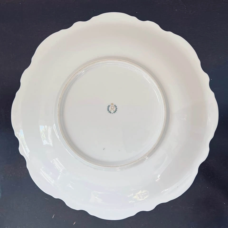 Reichenbach Germany Porcelain Serving Dish 12.75” Platter, Gold - photo 2