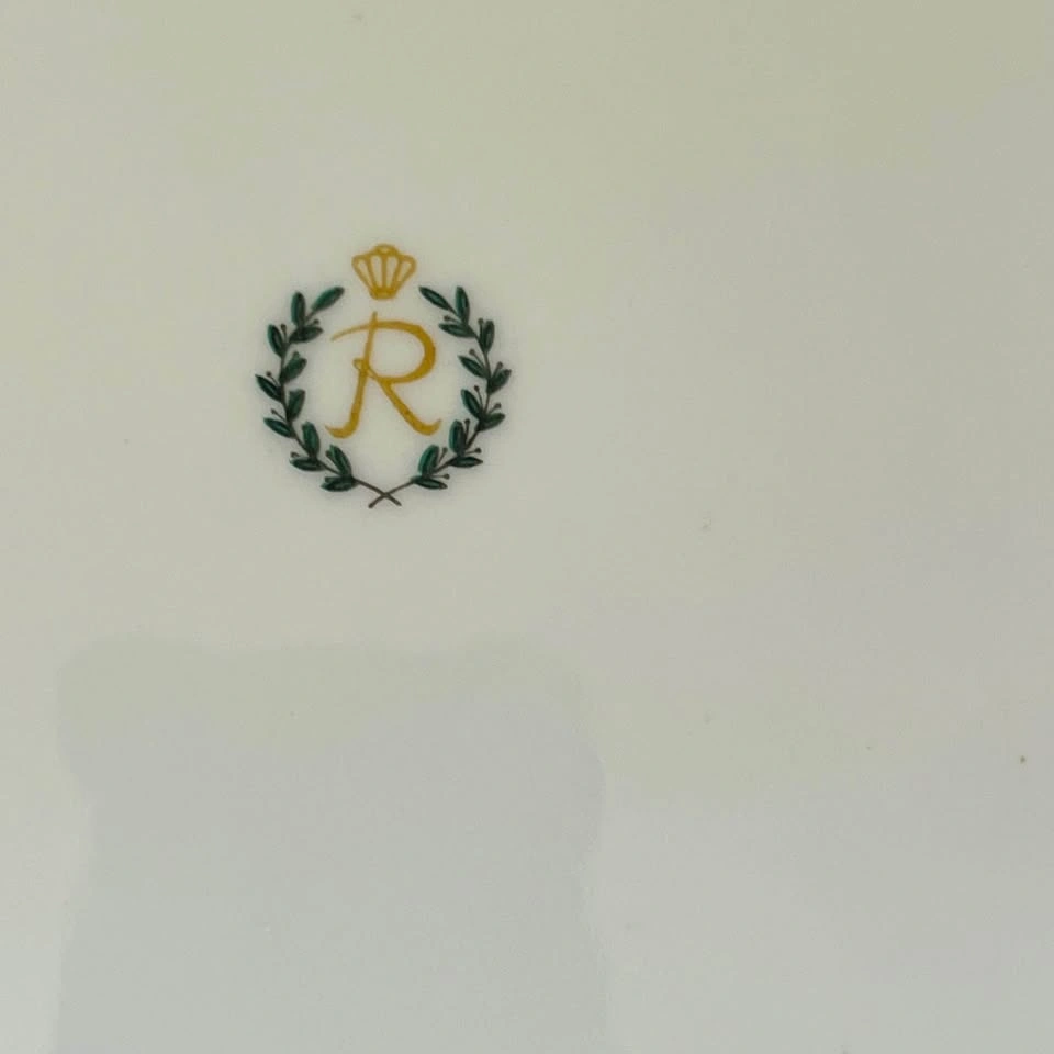 Reichenbach Germany Porcelain Serving Dish 12.75” Platter, Gold - photo 3